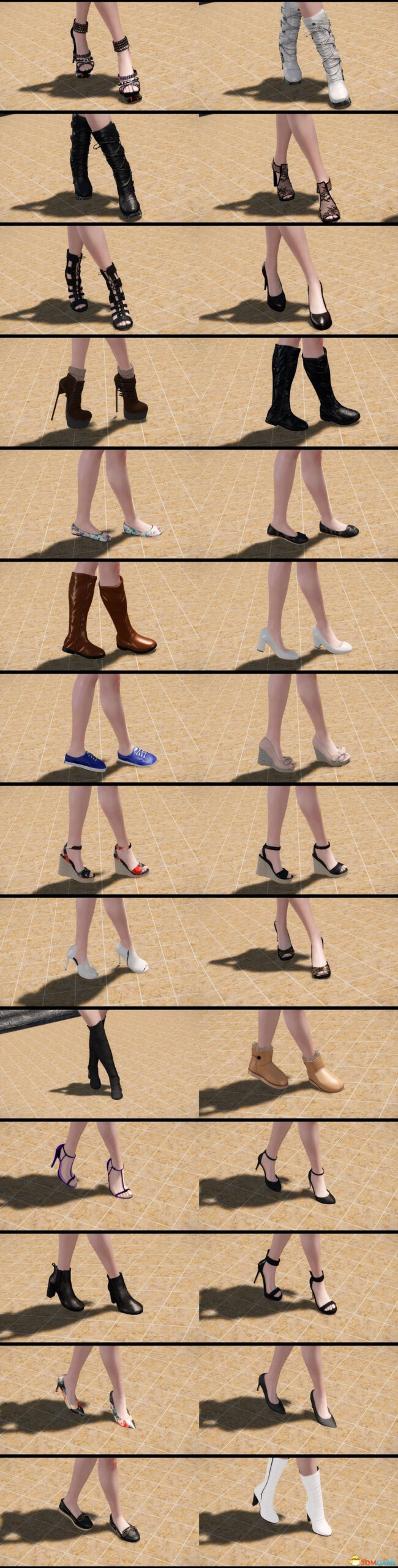 从辐射4移植到老滚里的高跟鞋