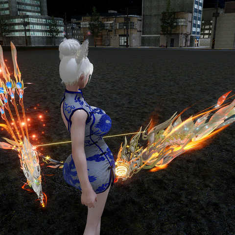 友情链接-鹰佬-远程特效武器-弓 · 金乌射日（龙凤动态箭矢）