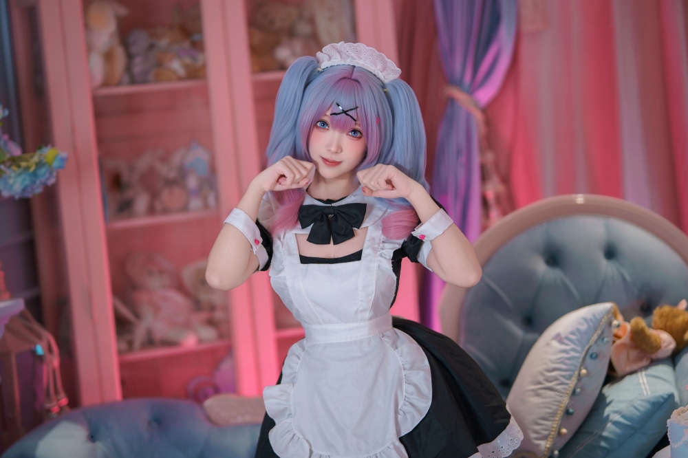 《Bangni邦尼 cosplay Hatsune Miku Rabbit Hole Maid》【高清无水印】【82P+10V】【891MB】【限】