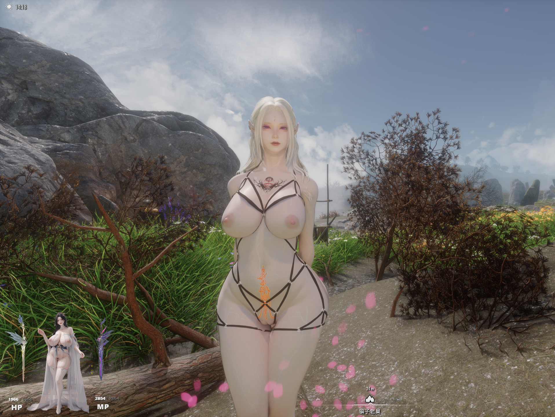 服装模组-身体绑带Unmyvd_BodyBelt